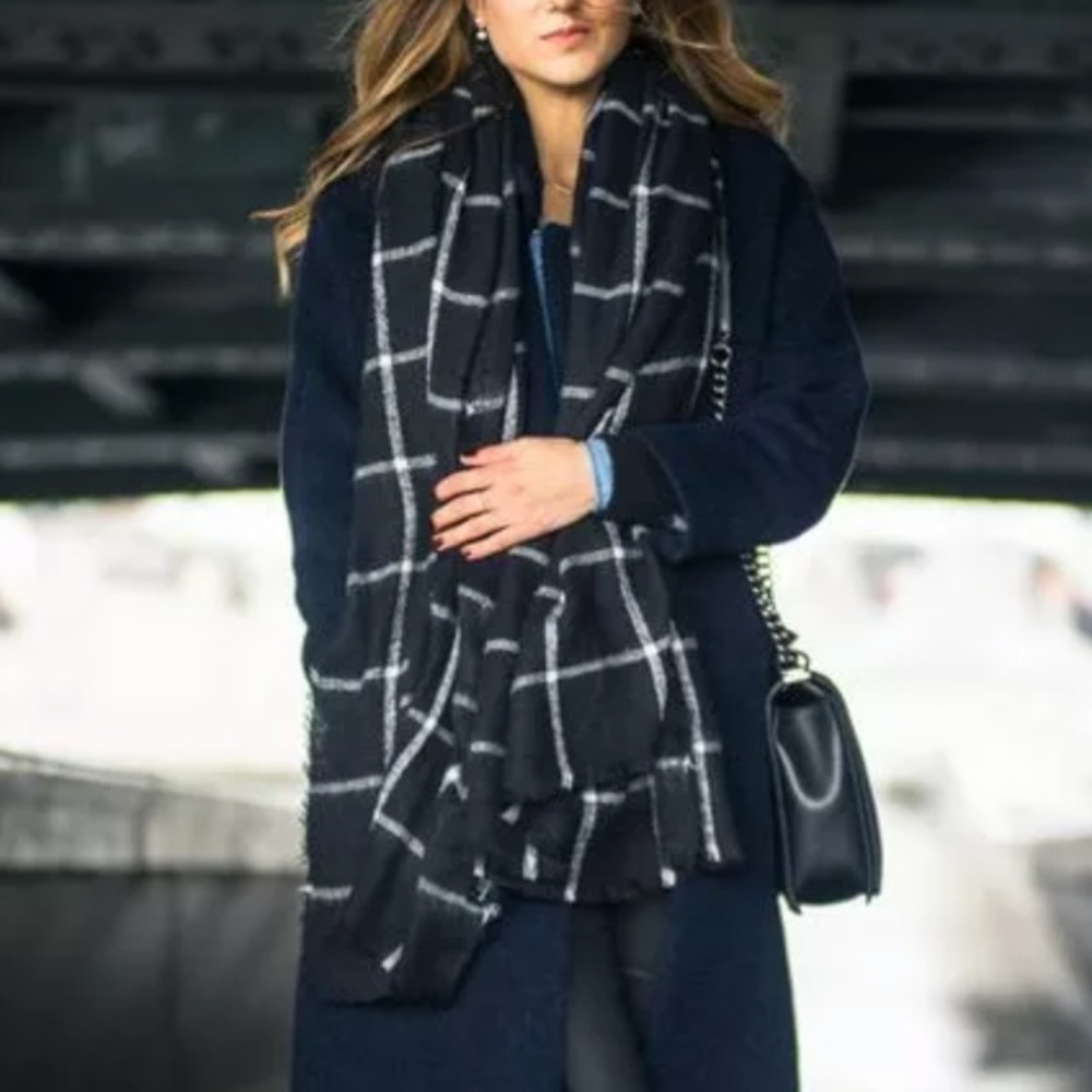 Zara plaid scarf